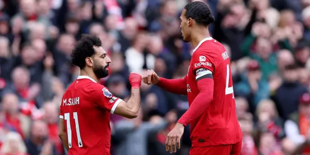 Van Dijk, Salah, Bascombe, Liverpool