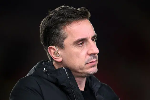 Gary Neville will be regretting predicting Manchester United will finish ahead of Liverpool in the 2024/25 season