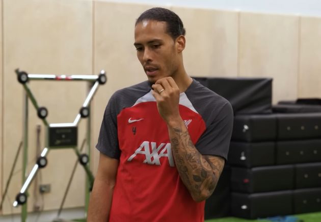 Virgil van Dijk speaking.