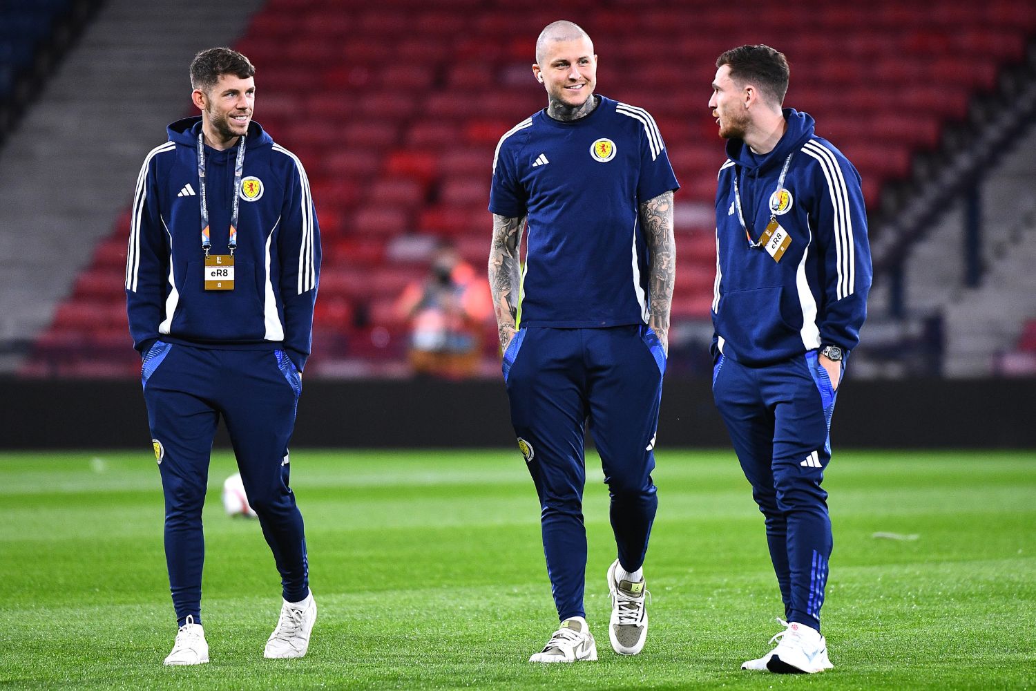Robertson before the match with Portugal
