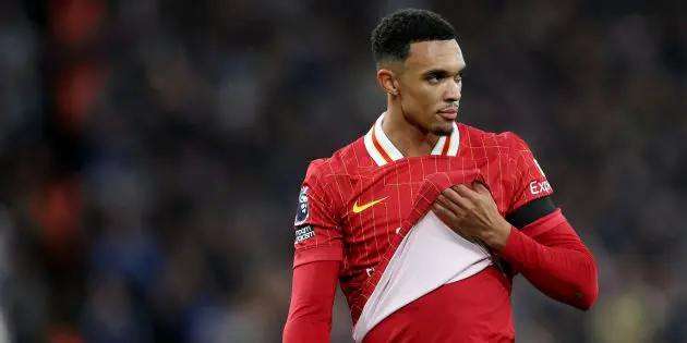 Trent Alexander-Arnold could be playing with an injury