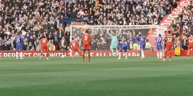 Szoboszlai copies Salah's penalty run-up against Chelsea