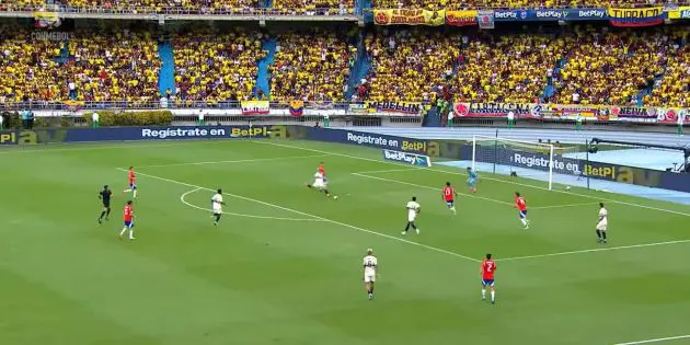 Diaz scores for Colombia