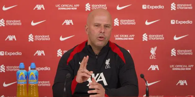 Slot discusses Endo's playing time for Liverpool