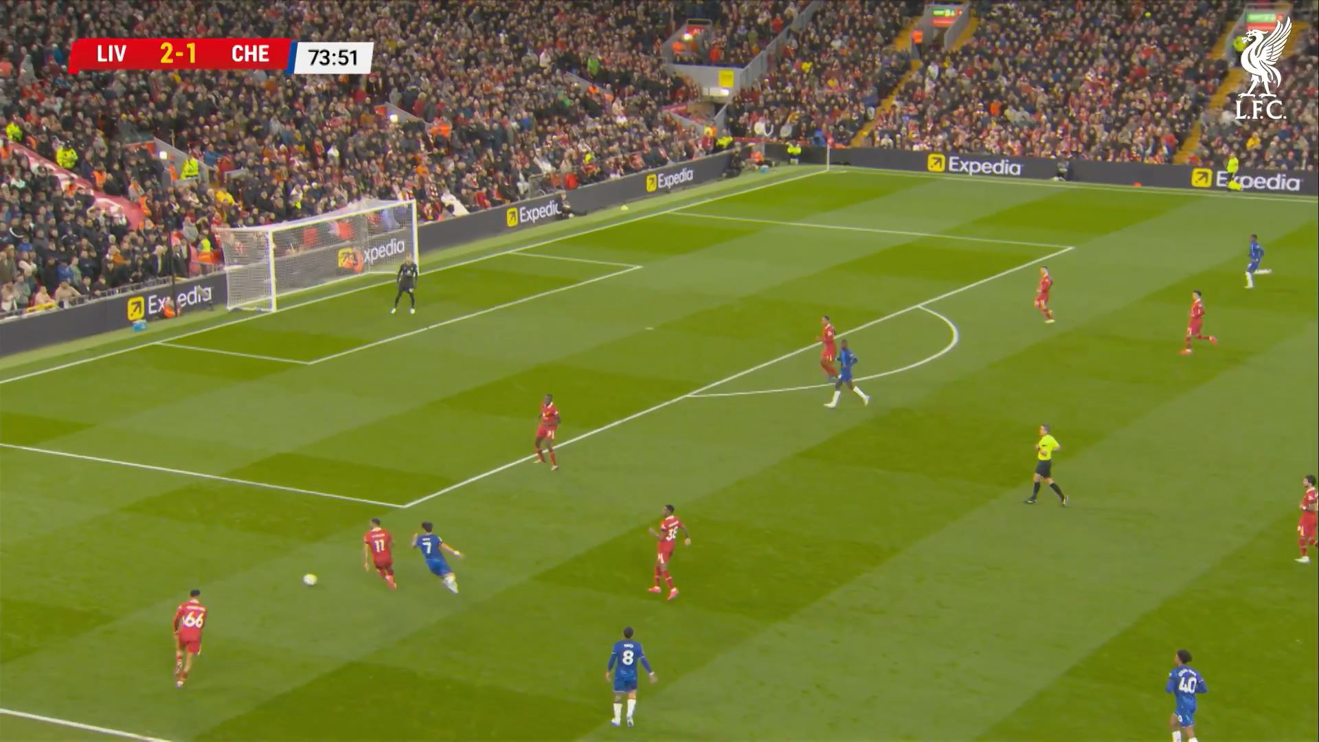 Mo Salah tracks back against Chelsea