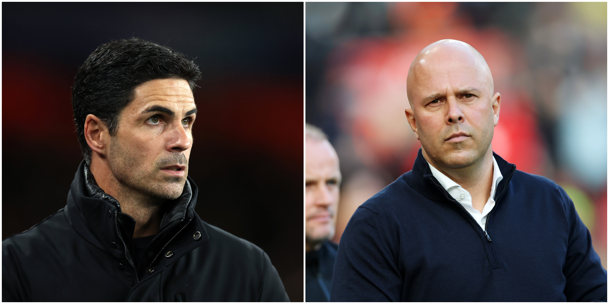 Mikel Arteta has yet to face Arne Slot's Liverpool in a competitive game