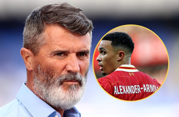 Roy Keane says Trent Alexander-Arnold can't defend.