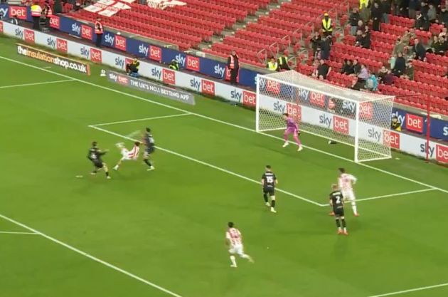 Lewis Koumas scores stunner for Stoke City