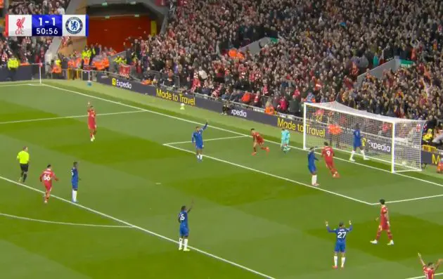 Curtis Jones restores Liverpool's lead against Chelsea