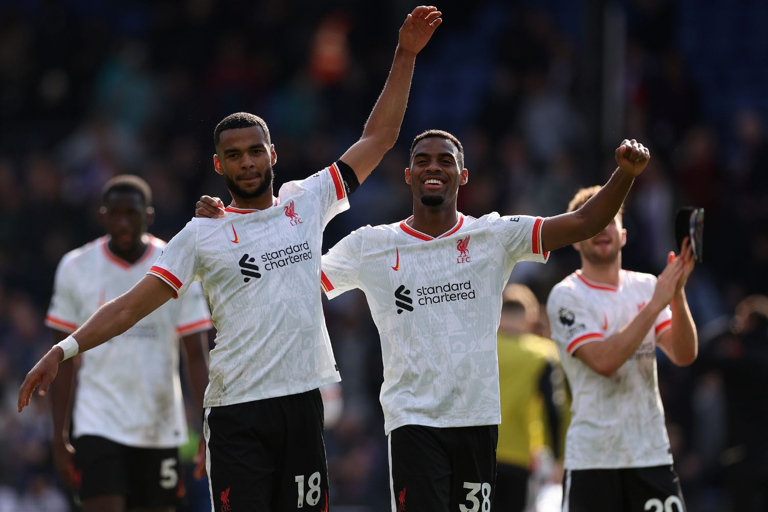 Ryan Gravenberch and Cody Gakpo in action for Liverpool