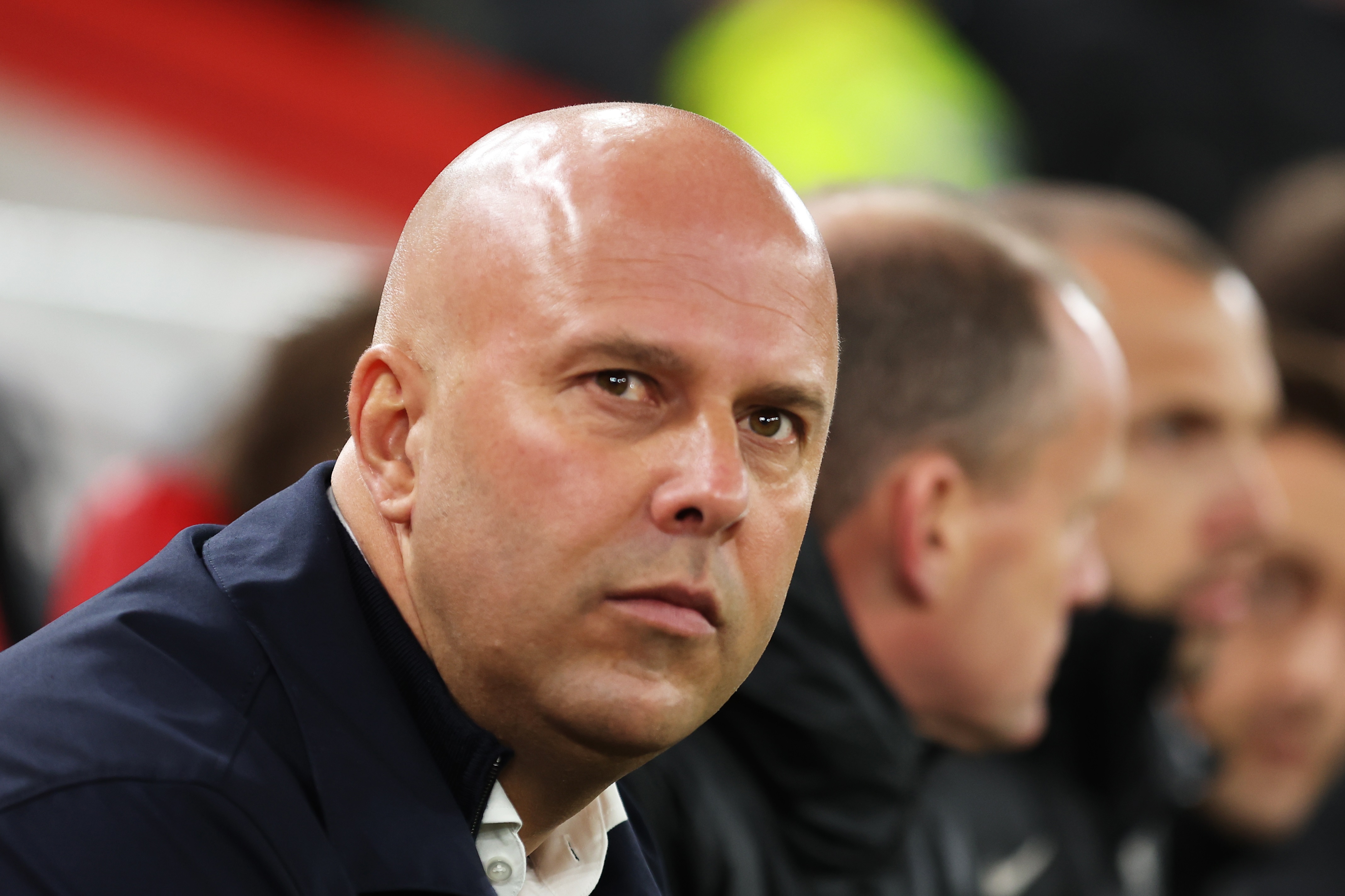 Liverpool manager Arne Slot during Aston Villa win.