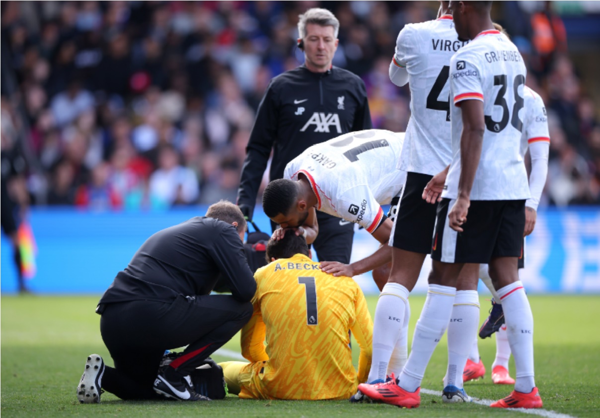 Alisson Becker has been ruled out through injury since the first week of October