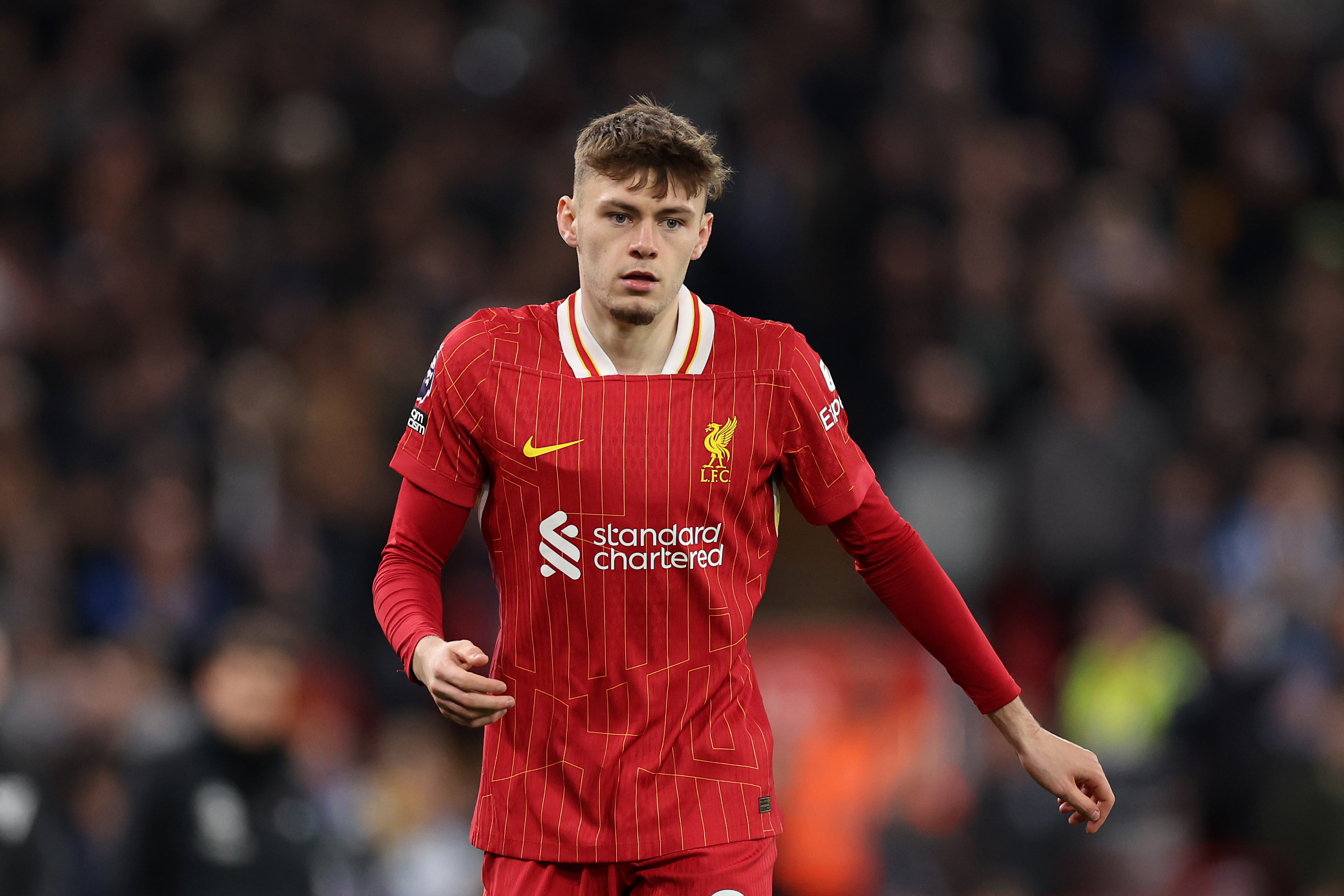 Conor Bradley went off injured in the final few minutes of Liverpool's win over Real Madrid