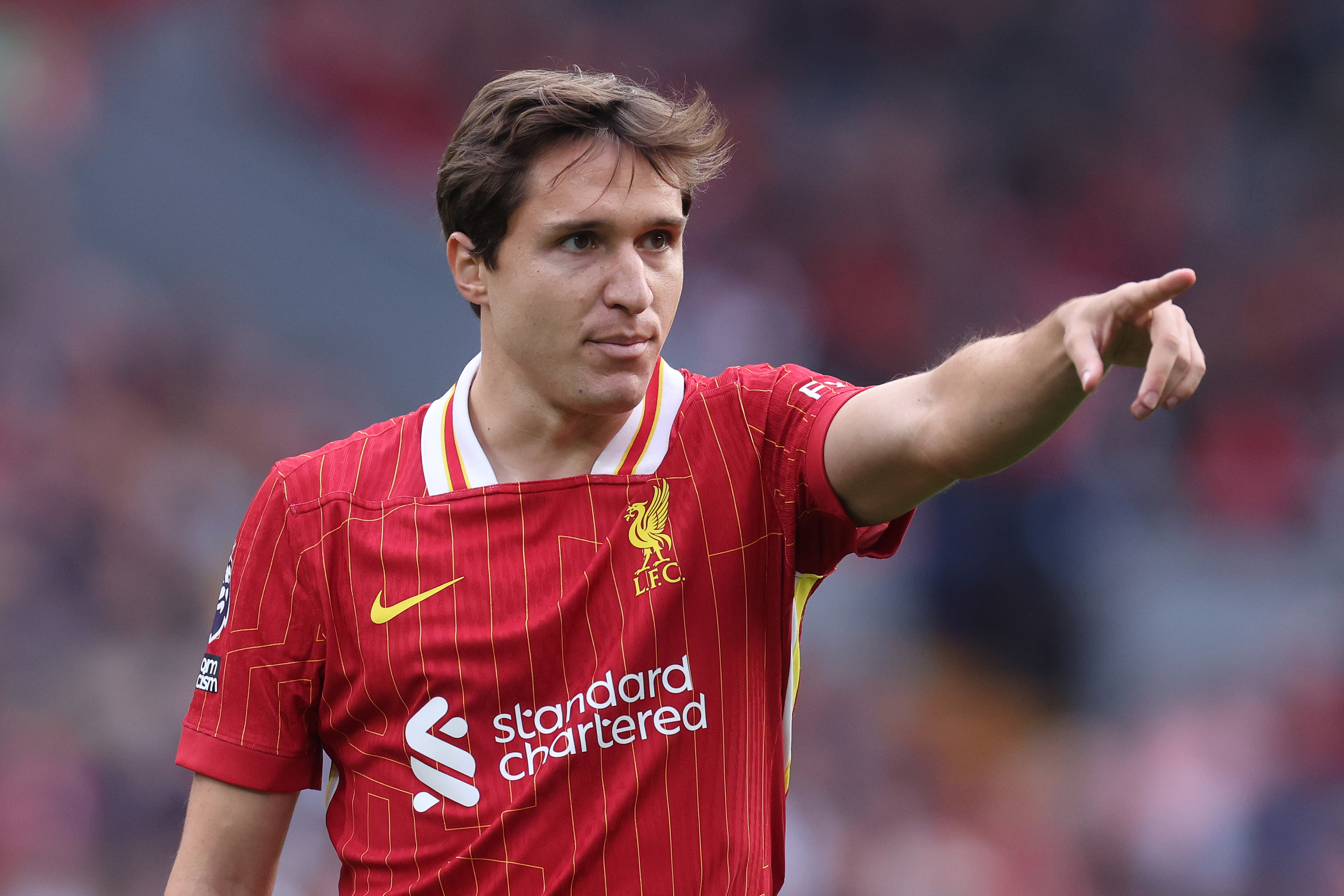 Federico Chiesa could return to action for Liverpool against Southampton next Sunday