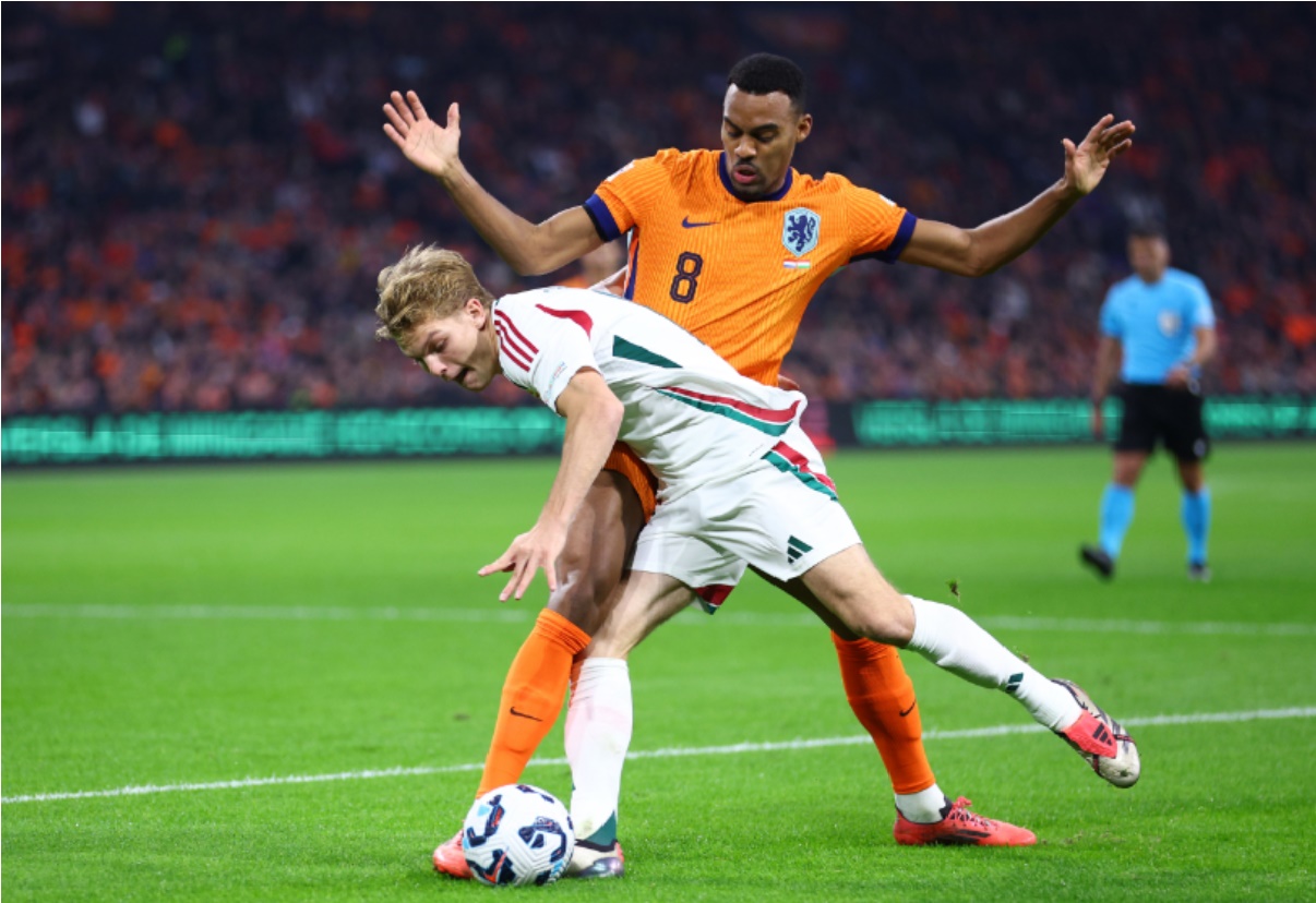 Ryan Gravenberch impressed for Netherlands in their 4-0 win over Hungary