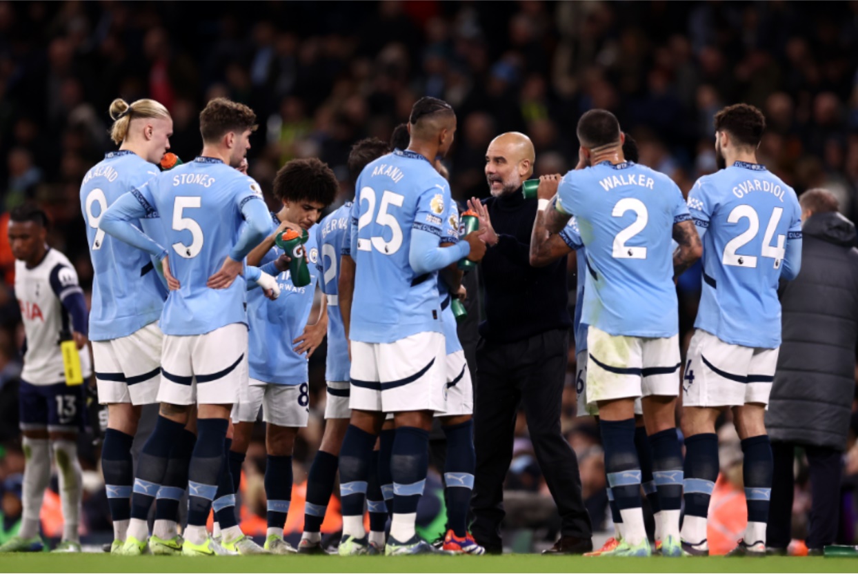 Manchester City would drop 11 points behind Liverpool if they lose at Anfield on Sunday