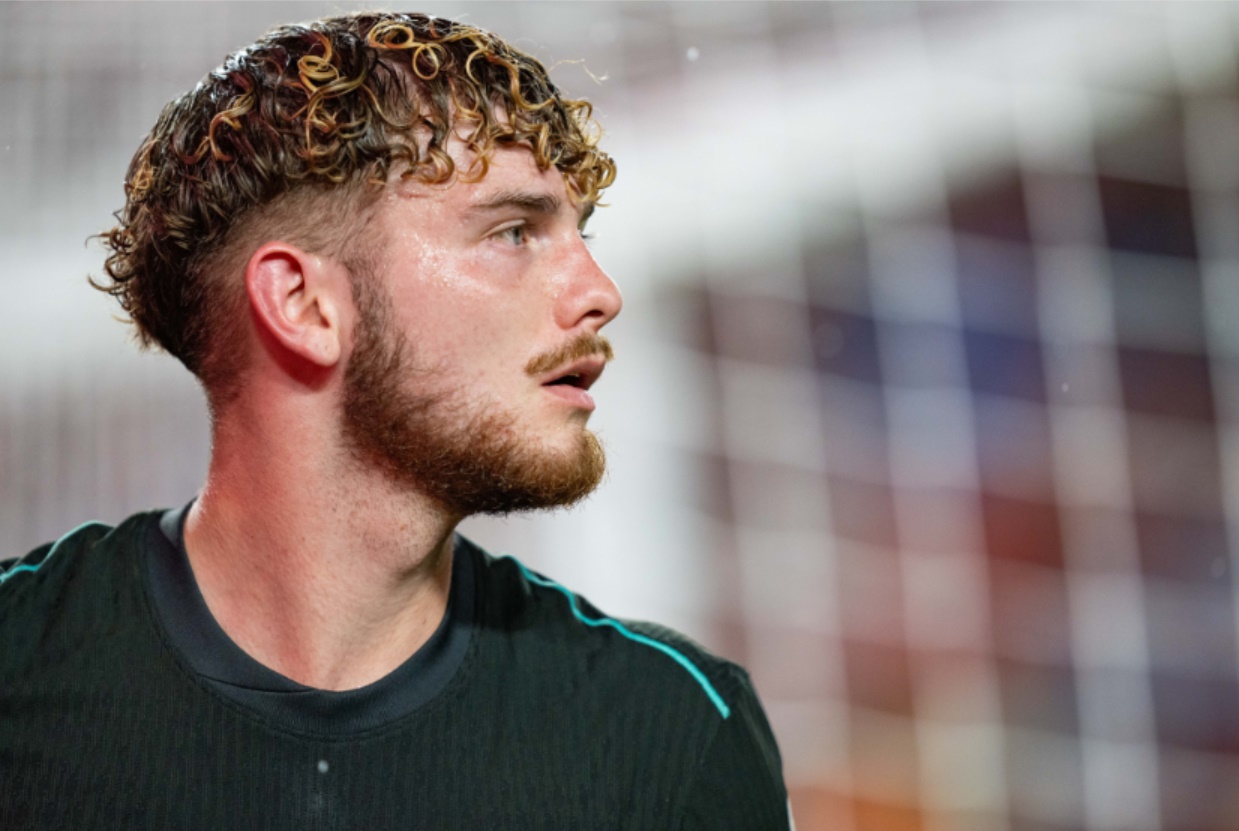 Harvey Elliott took part in full training with Liverpool's under-21 squad on Monday