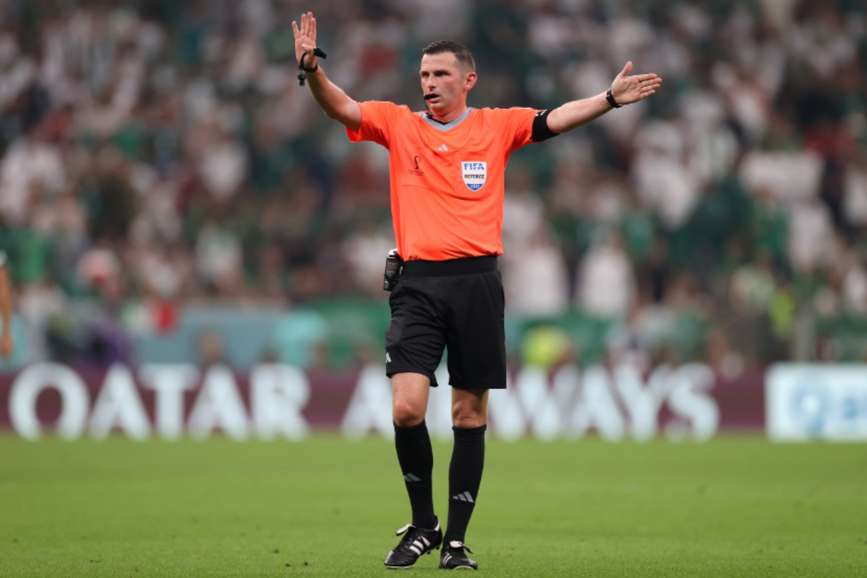 Michael Oliver has taken charge of matches in the Saudi Pro League