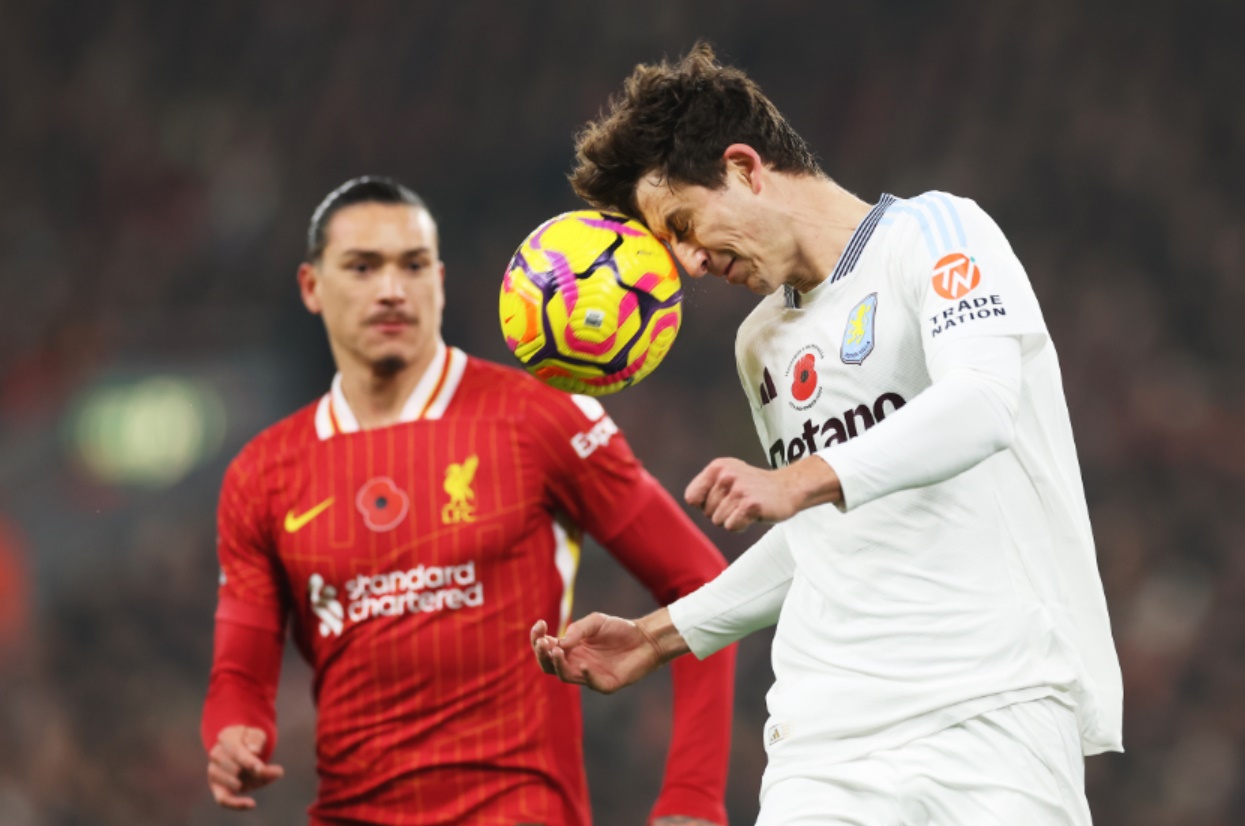 Pau Torres went to ground easily when trying to win a penalty at Anfield