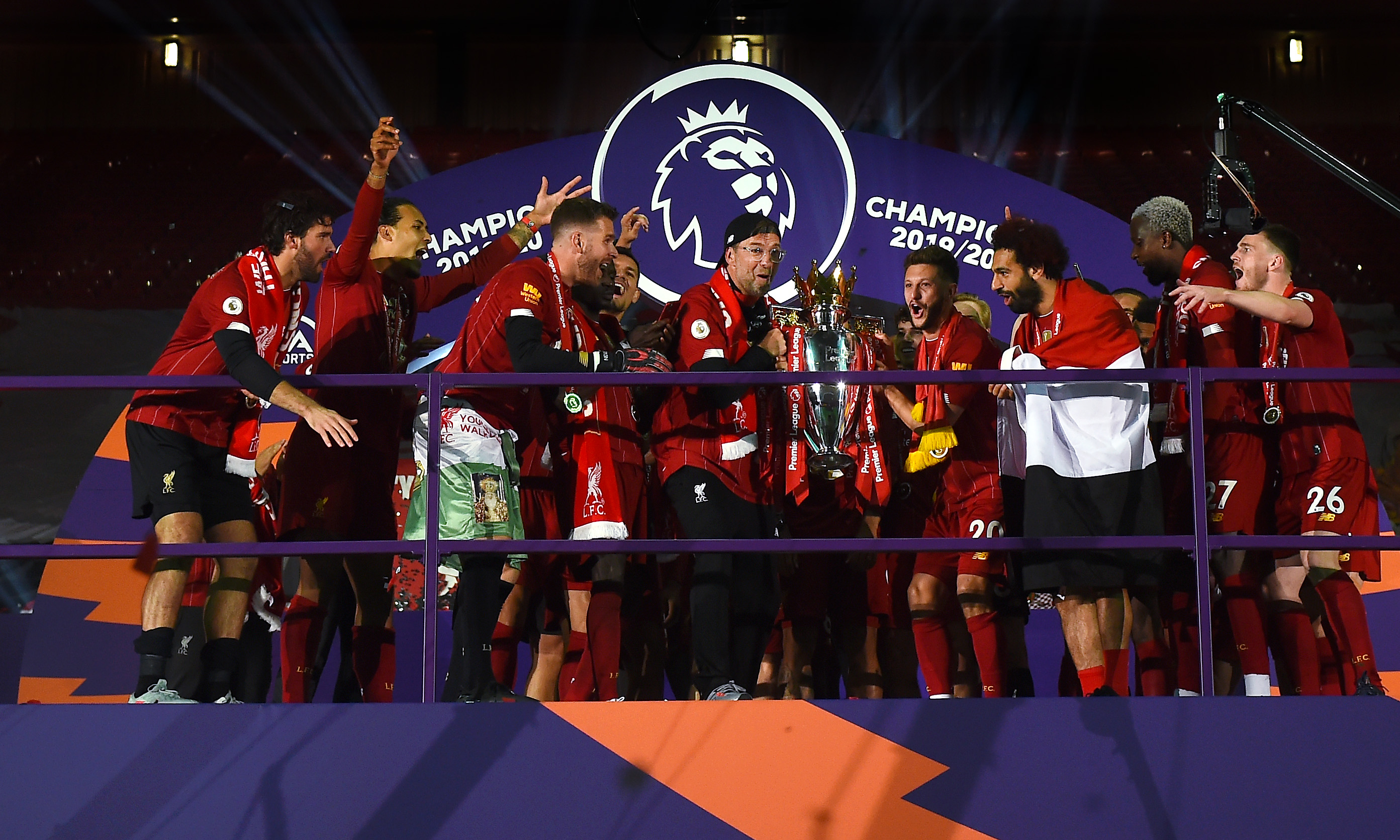 Liverpool lifted the Premier League trophy in 2019/20