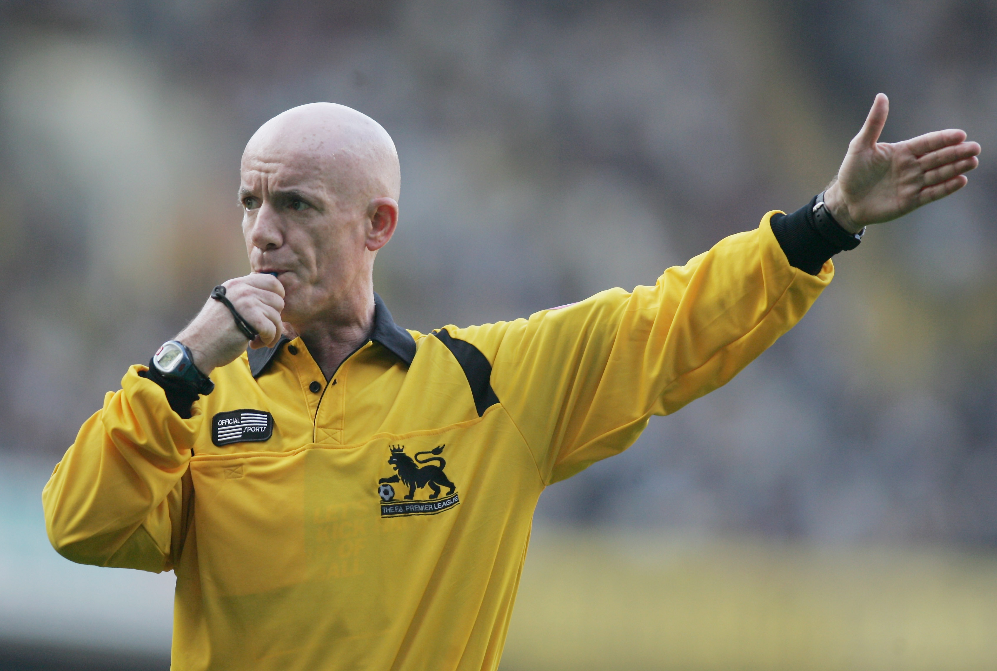 Former Premier League referee Dermot Gallagher.