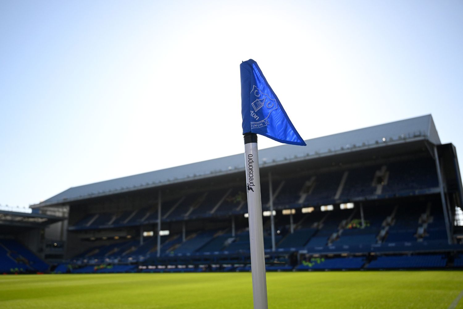 Goodison Park, the home of Everton, ahead of facing Liverpool this weekend