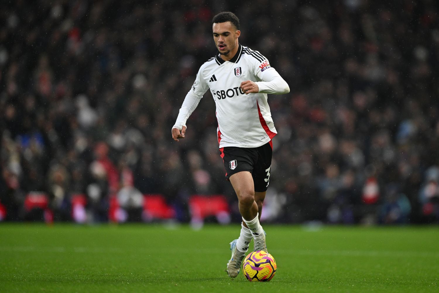 Antonee Robinson performs for Fulham