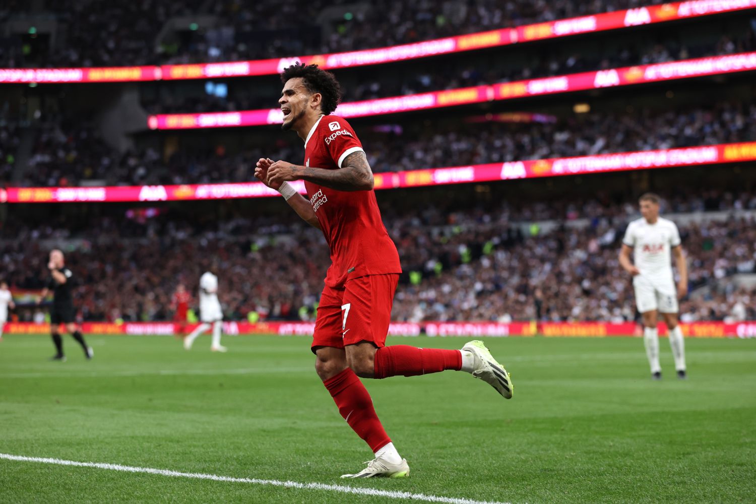 Luis Diaz's goal is wrongfully ruled out against Tottenham last season