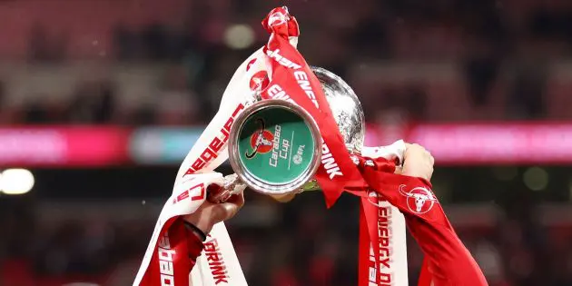Liverpool lift the Carabao Cup last season