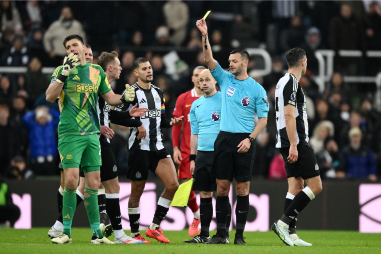 Andy Madley was in the spotlight over some of his decisions in Newcastle v Liverpool