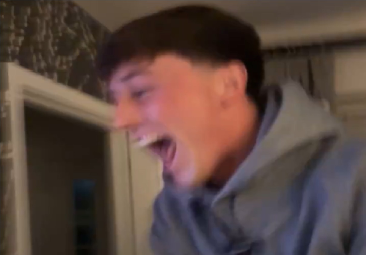 Accrington striker Josh Woods was jubilant at drawing Liverpool in the FA Cup