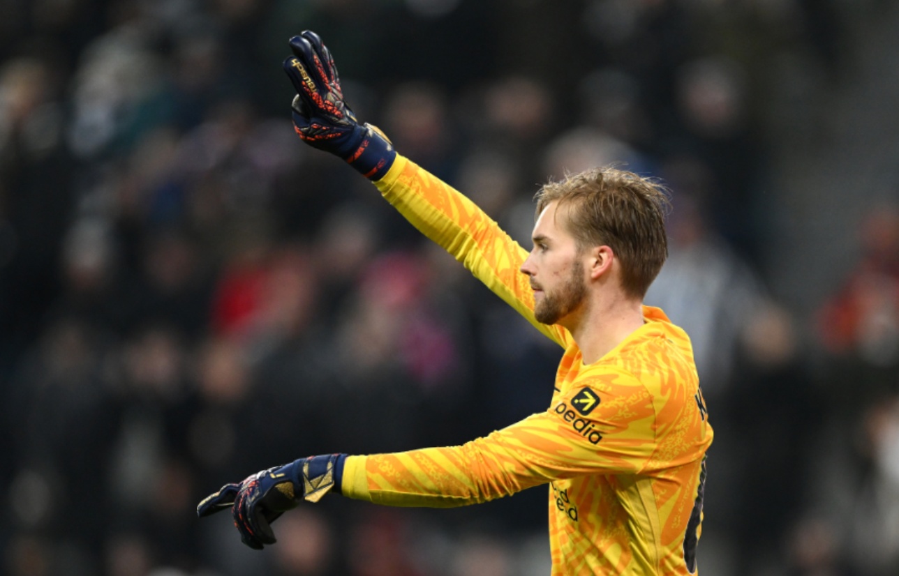 Caoimhin Kelleher produced a brilliant save to deny Cameron Archer