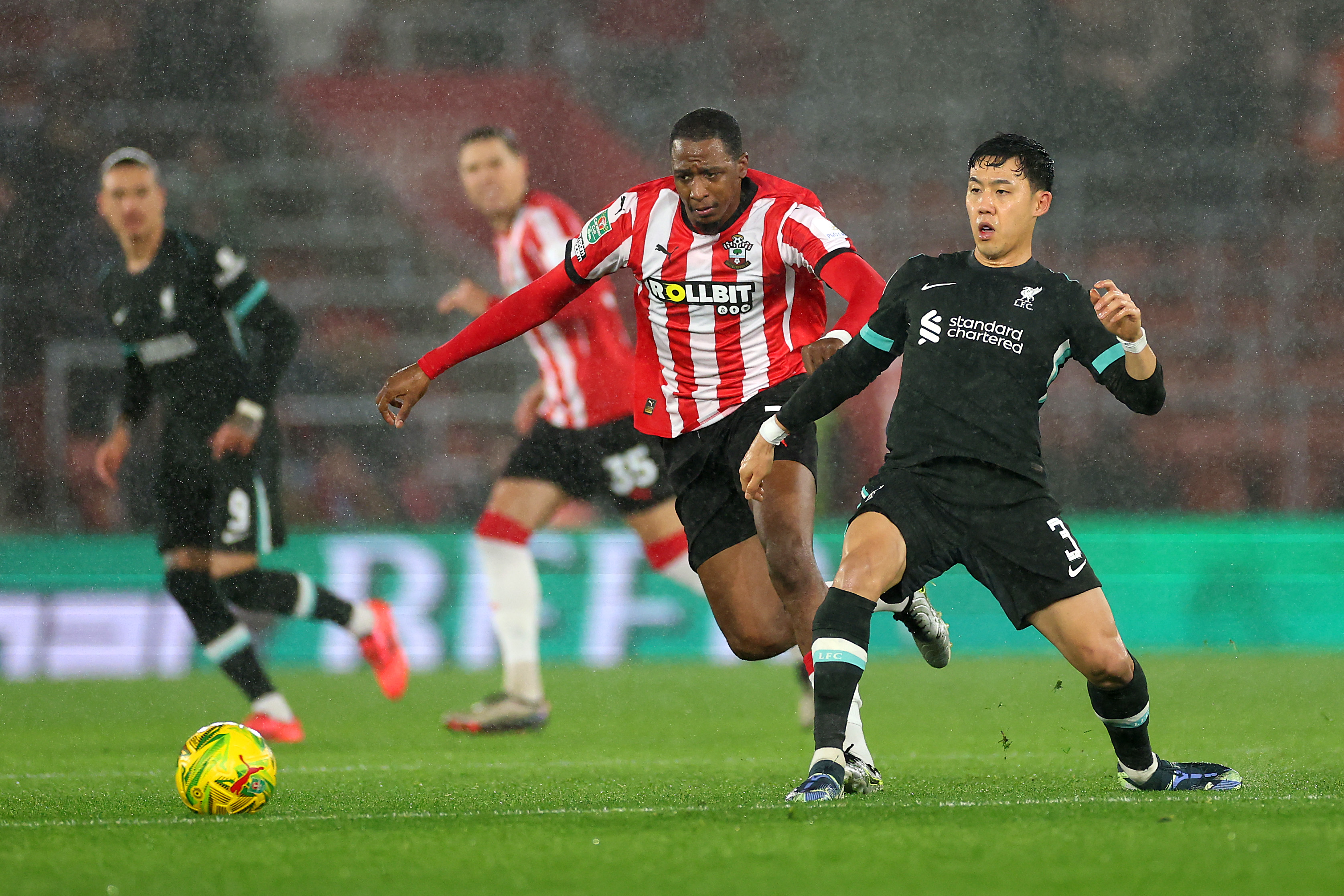 Wataru Endo was praised for his performance in Liverpool's win over Southampton