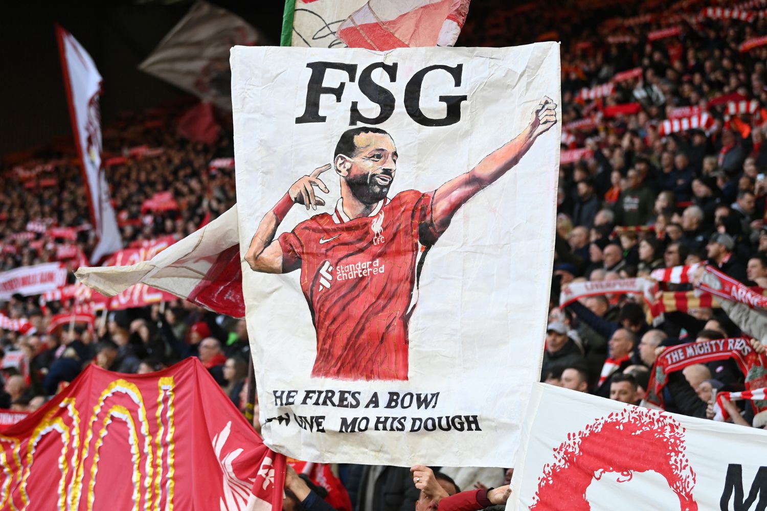 Liverpool fans ask FSG to give Mo Salah a new contract
