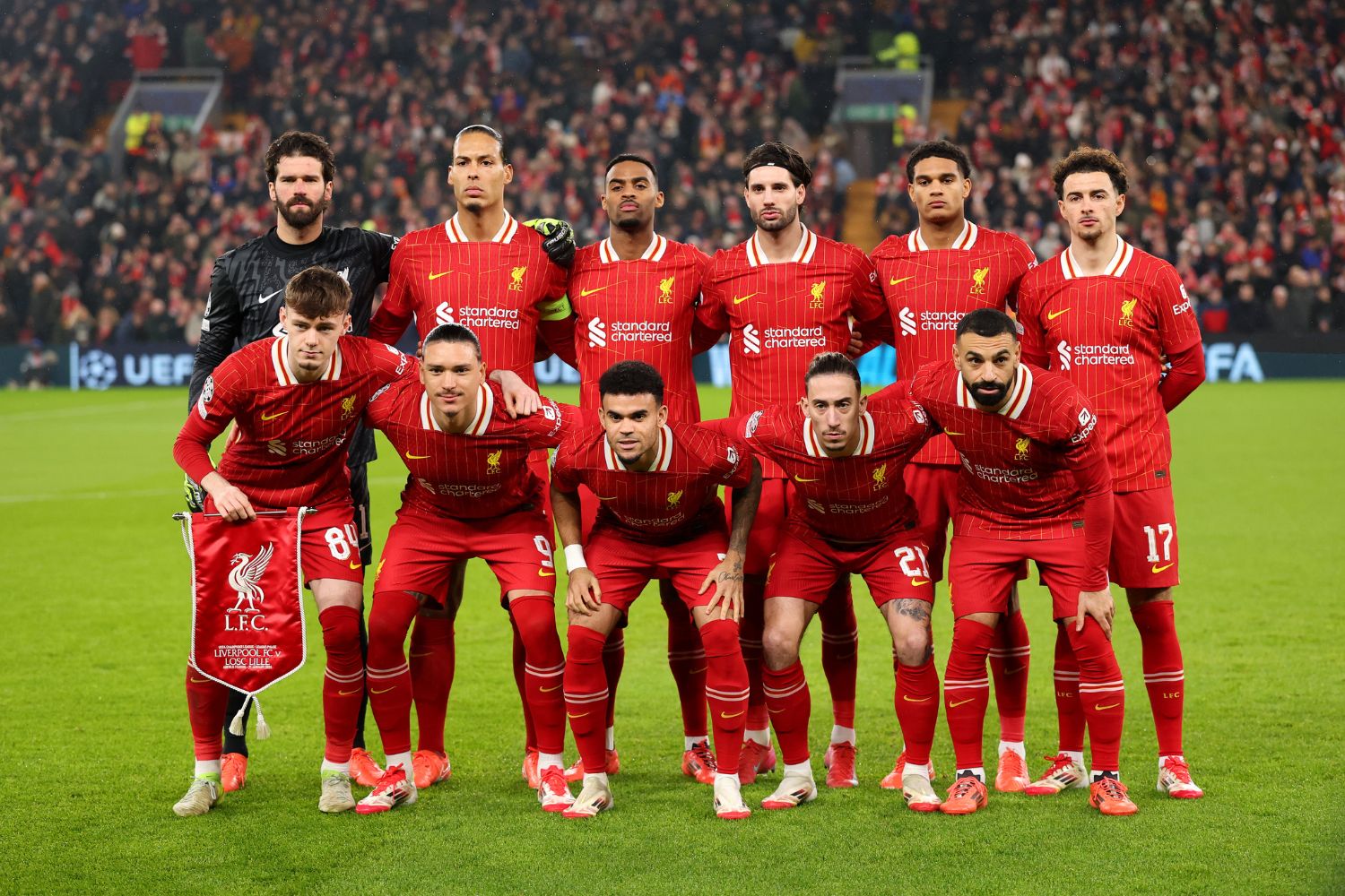 The Liverpool squad to face Lille in the Champions League