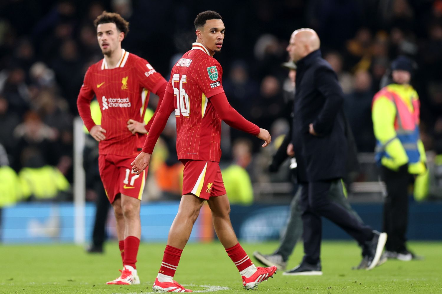 Trent Alexander-Arnold following Liverpool's first leg loss to Tottenham