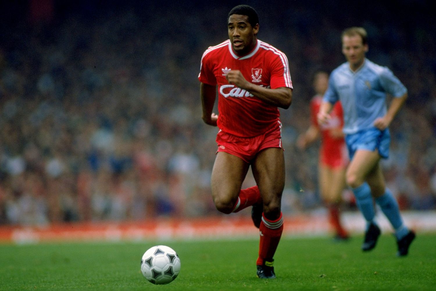 John Barnes in action for Liverpool