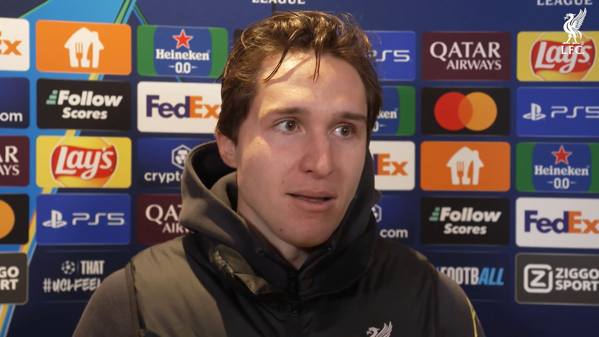 Federico Chiesa speaks after playing PSV