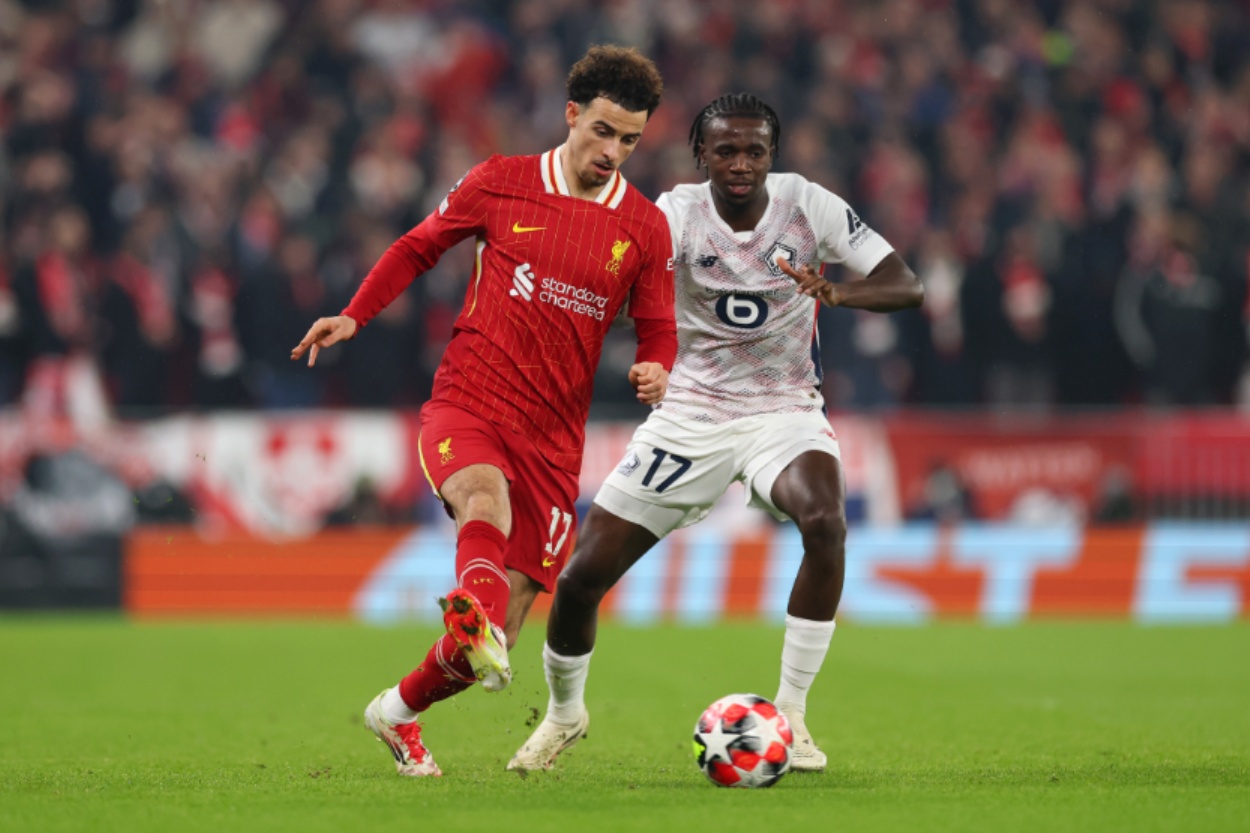 Curtis Jones was substituted at half-time against Lille with a suspected injury