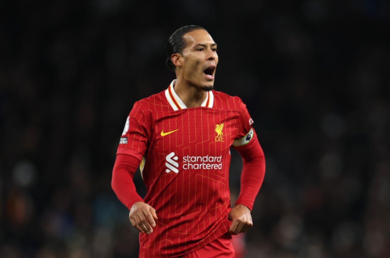 One Tottenham mascot asked Virgil van Dijk to sign for Spurs before their match against Liverpool