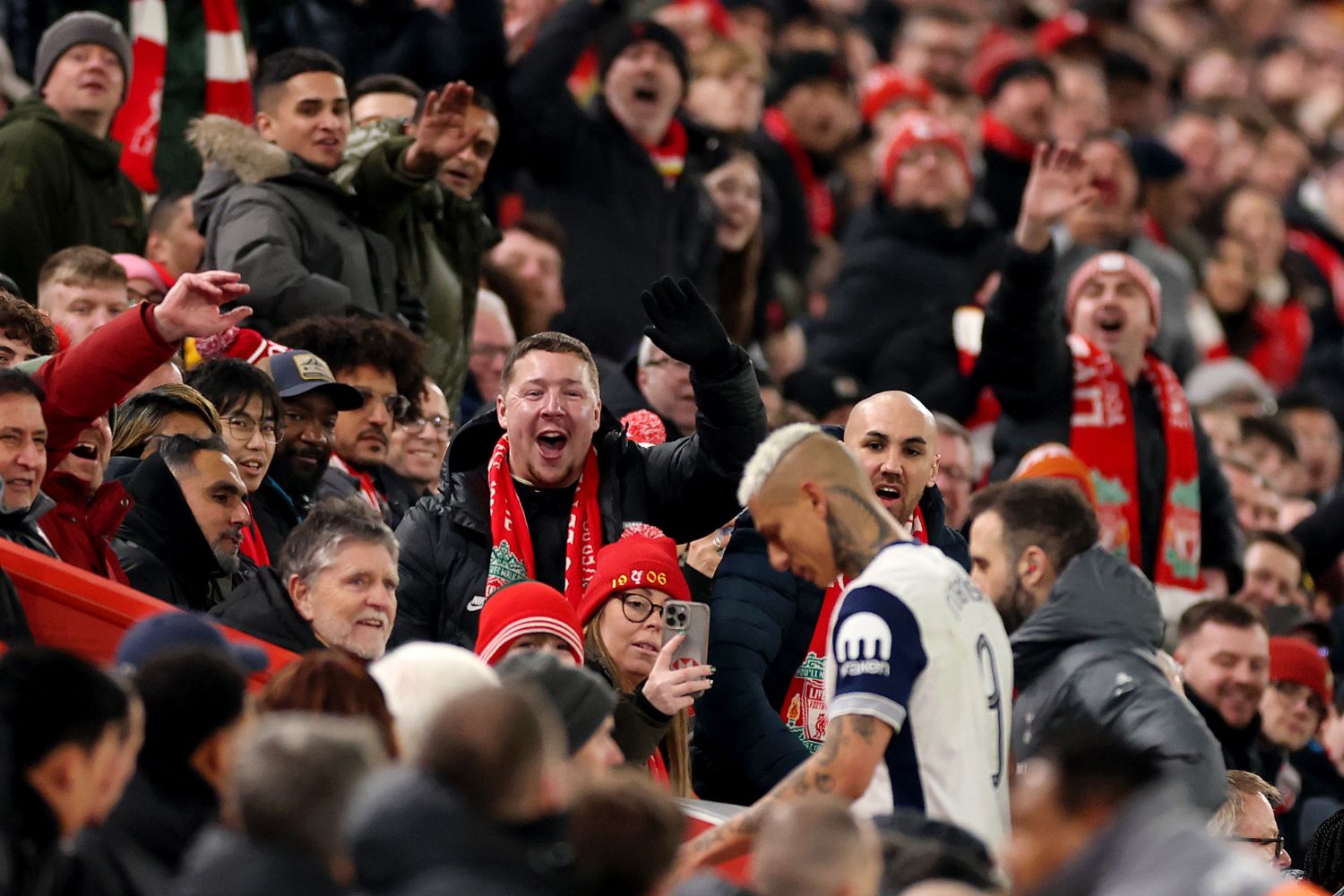 Richarlison limps off injured at Anfield