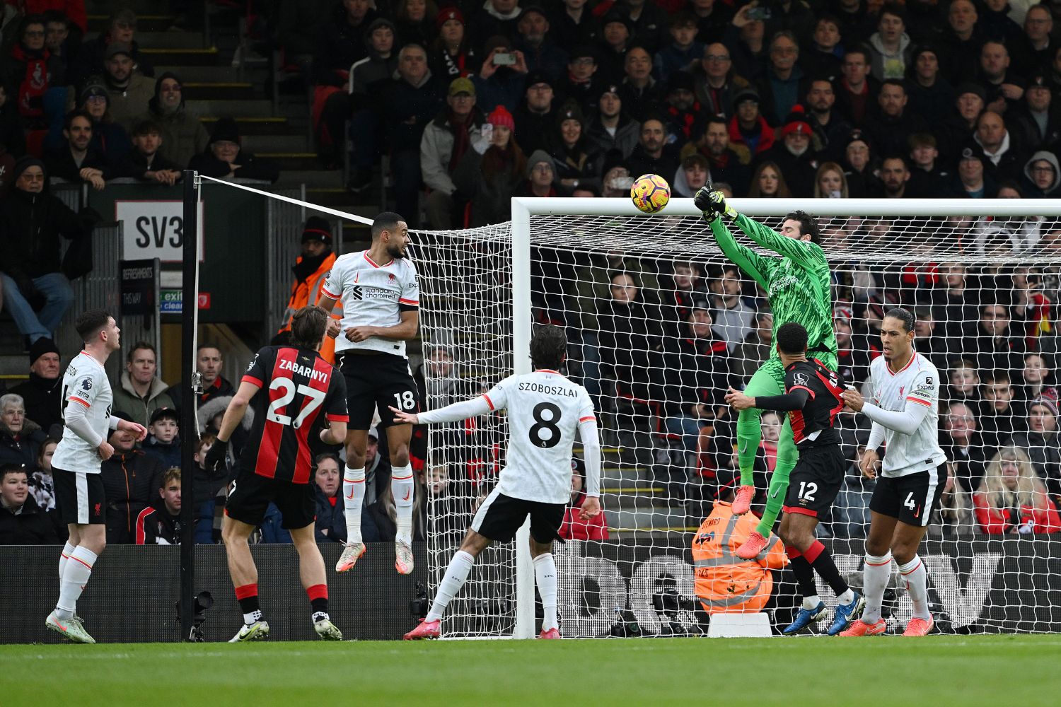 Alisson Becker saves Liverpool against Bournemouth
