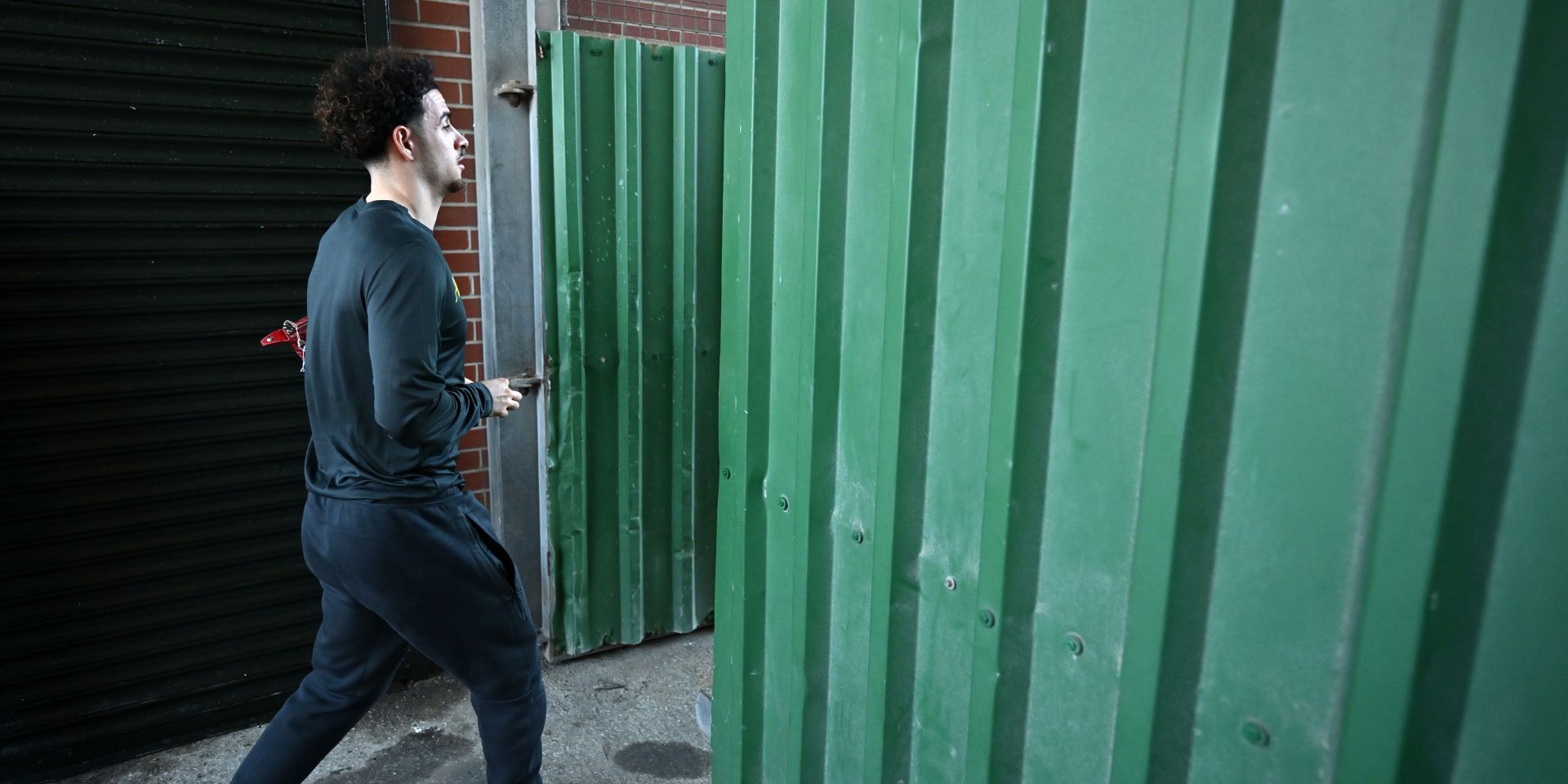 Curtis Jones arrives at Plymouth