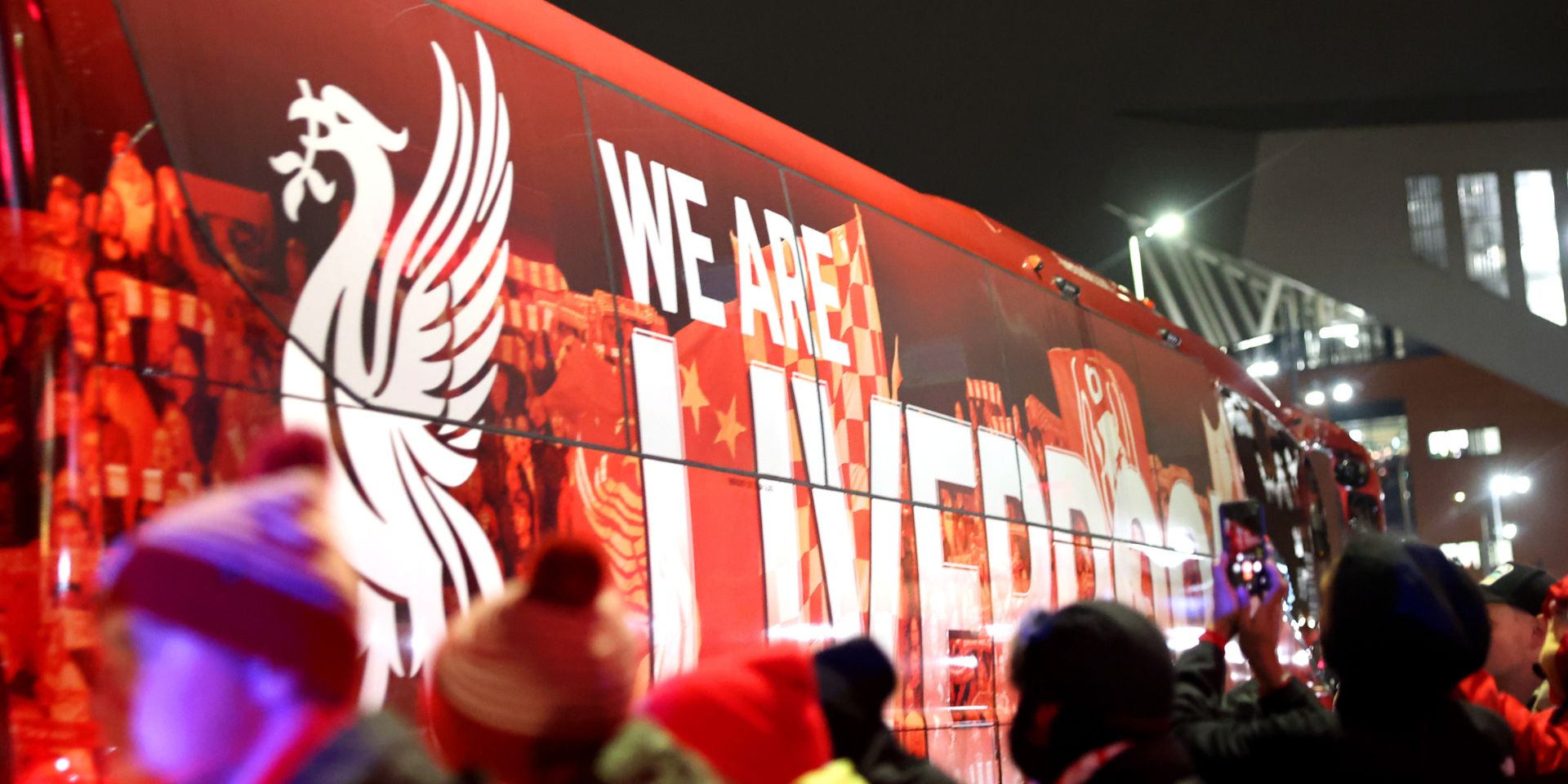 Anfield ahead of Liverpool playing