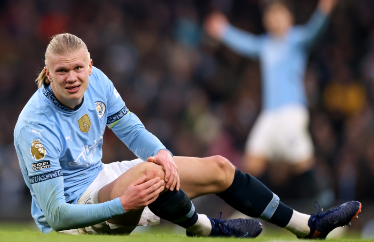 Erling Haaland remains an injury doubt for Manchester City's clash against Liverpool on Sunday