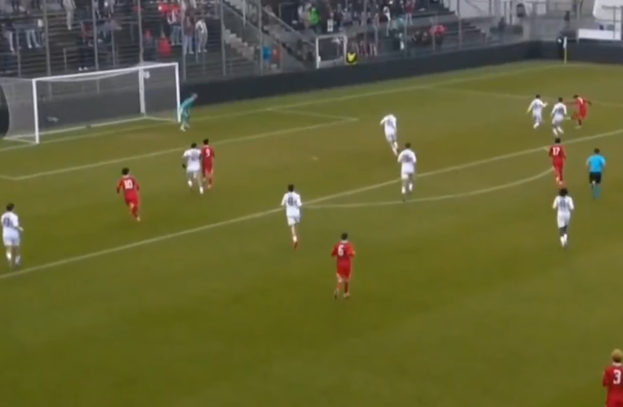 Trent Kone-Doherty scored a superb goal for Liverpool under-19s in the UEFA Youth League against Stuttgart