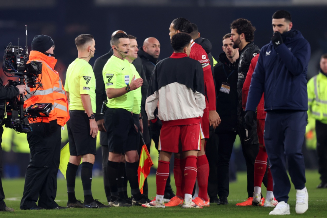 Liverpool felt wronged by a few decisions from the Merseyside derby