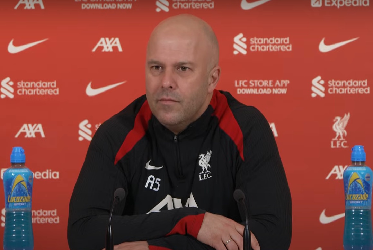 Arne Slot is unsure whether one of his main men will be fit to face PSG