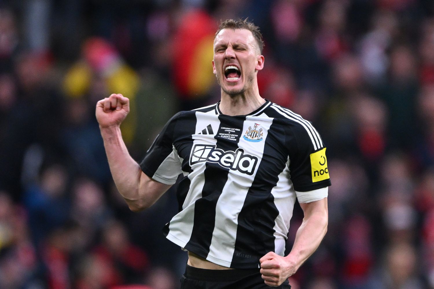 Dan Burn in action against Newcastle