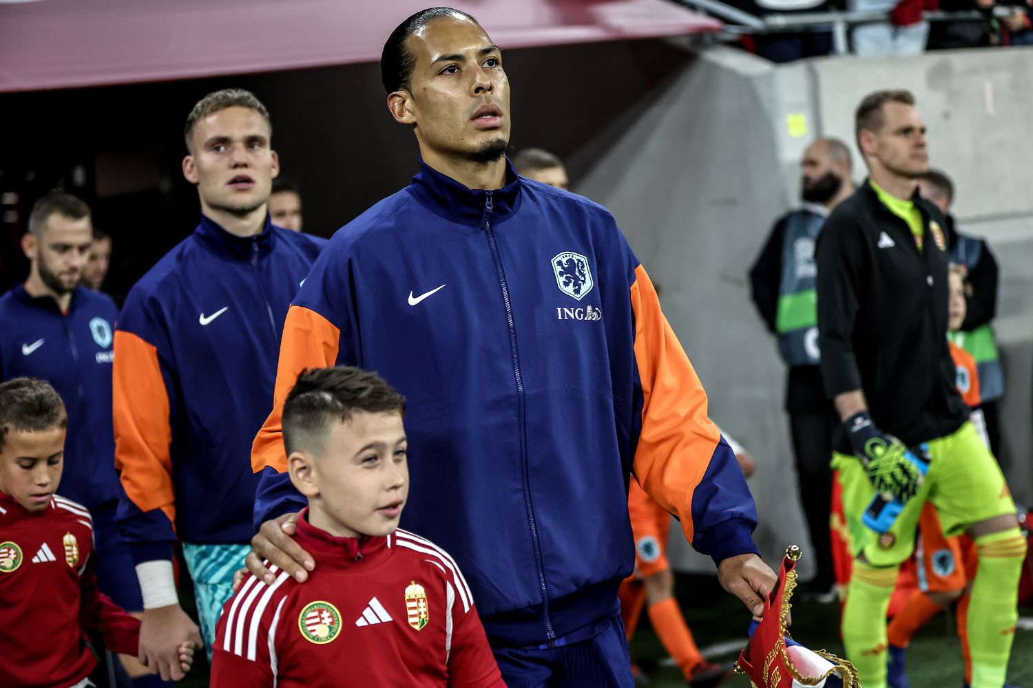 Virgil van Dijk captains the Netherlands on international duty